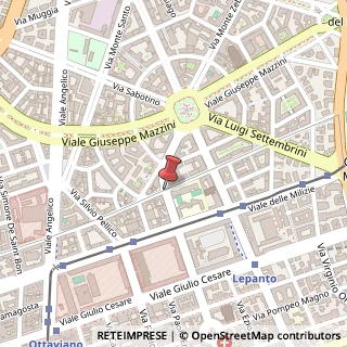 Mappa Via Antonio Mordini,  14, 00195 Roma, Roma (Lazio)