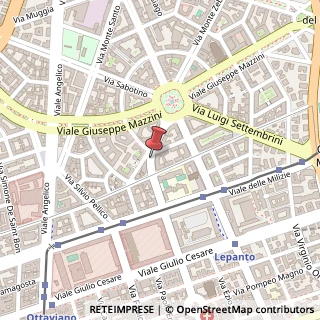 Mappa Via Angelo Brofferio, 6, 00195 Roma, Roma (Lazio)