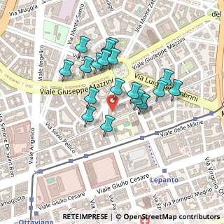 Mappa Via Angelo Brofferio, 00195 Roma RM, Italia (0.1995)