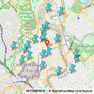 Mappa Via Angelo Brofferio, 00195 Roma RM, Italia (1.0795)