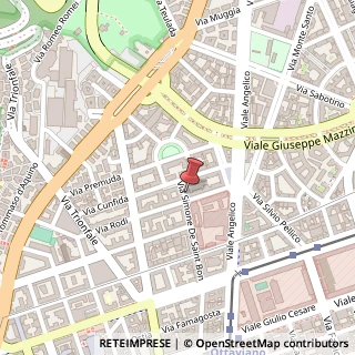 Mappa Via Simone de Saint Bon, 36, 00195 Roma, Roma (Lazio)