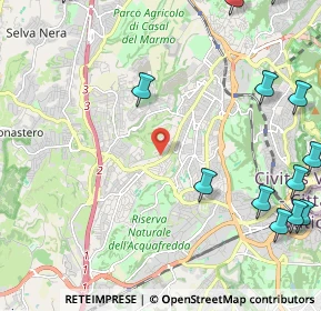 Mappa Via Fratel Giuseppe Lazzaro, 00168 Roma RM, Italia (3.43923)