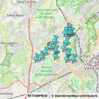Mappa Via Fratel Giuseppe Lazzaro, 00168 Roma RM, Italia (1.54333)
