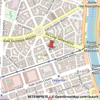 Mappa Via Giuseppe Ferrari, 4, 00195 Roma, Roma (Lazio)
