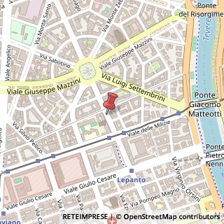 Mappa Via Antonio Locatelli, 15, 00195 Roma, Roma (Lazio)