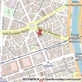 Mappa Via Giuseppe Ferrari, 12, 00195 Roma, Roma (Lazio)