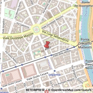 Mappa Via Giuseppe Ferrari,  4, 00195 Roma, Roma (Lazio)