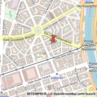 Mappa Via Nicola Ricciotti,  9, 00195 Roma, Roma (Lazio)