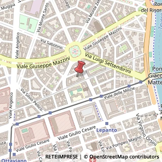 Mappa Via Antonio Mordini, 14, 00195 Roma, Roma (Lazio)