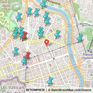 Mappa Via Antonio Mordini, 00195 Roma RM, Italia (0.679)