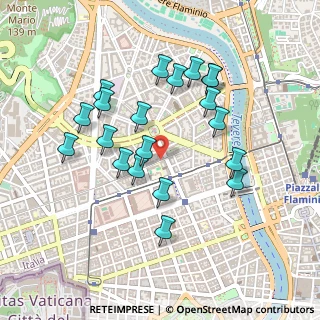 Mappa Via Antonio Mordini, 00195 Roma RM, Italia (0.4695)
