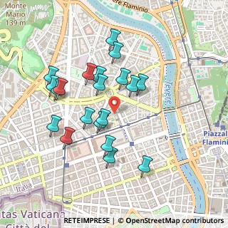 Mappa Via Antonio Mordini, 00195 Roma RM, Italia (0.4605)