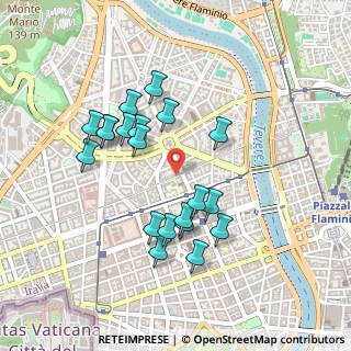 Mappa Via Antonio Mordini, 00195 Roma RM, Italia (0.4515)