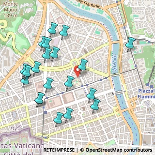 Mappa Via Antonio Mordini, 00195 Roma RM, Italia (0.61)