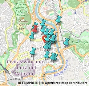 Mappa Via Antonio Mordini, 00195 Roma RM, Italia (0.589)