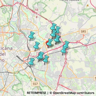 Mappa Via Camillo Corsanego, 00155 Roma RM, Italia (2.64933)