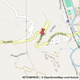 Mappa Via meta 4, 67054 Civitella Roveto, L'Aquila (Abruzzo)