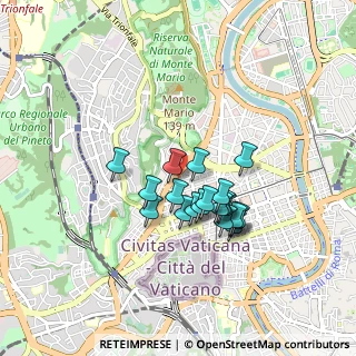 Mappa Via Trionfale, 00195 Roma RM, Italia (0.7225)