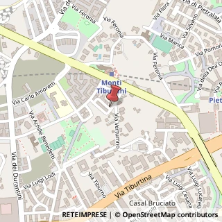 Mappa Via Casimiro Teja, 29, 00157 Roma, Roma (Lazio)