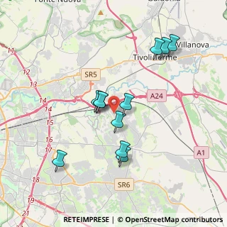 Mappa Via Treglio, 00132 Roma RM, Italia (3.54091)