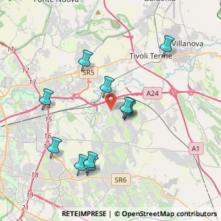Mappa Via Treglio, 00132 Roma RM, Italia (4.05273)