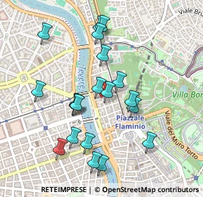 Mappa Via Giuseppe Pisanelli, 00196 Roma RM, Italia (0.4895)