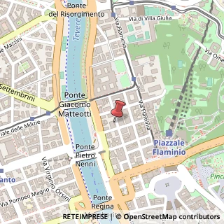 Mappa Via Giuseppe Pisanelli, 1, 00196 Roma, Roma (Lazio)