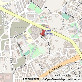Mappa Piazza Baldassarre Avanzini, 5, 00157 Roma, Roma (Lazio)