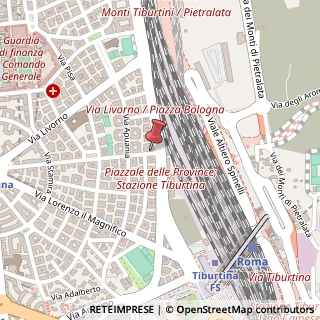 Mappa Via Michele Di Lando, 108, 00162 Roma, Roma (Lazio)