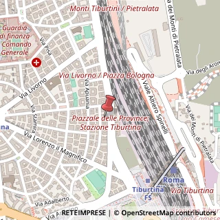 Mappa Via Luigi Pulci, 54, 00162 Roma, Roma (Lazio)