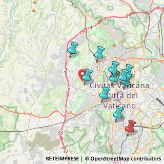 Mappa Via Paolo Emilio Sfondrati, 00168 Roma RM, Italia (3.95091)