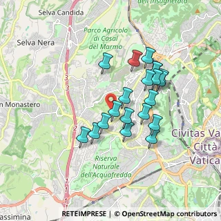 Mappa Via Paolo Emilio Sfondrati, 00168 Roma RM, Italia (1.6265)