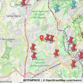 Mappa Via Paolo Emilio Sfondrati, 00168 Roma RM, Italia (3.45647)