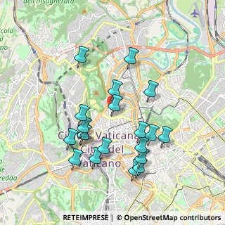 Mappa Via Monte Santo, 00195 Roma RM, Italia (1.964)