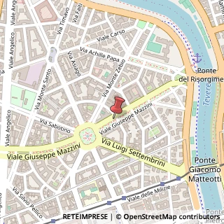 Mappa Viale Giuseppe Mazzini, 25, 00195 Roma, Roma (Lazio)