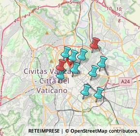 Mappa Via Omero, 00197 Roma RM, Italia (2.39)