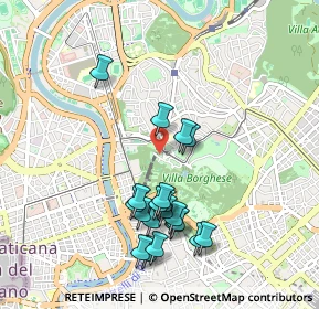 Mappa Via Omero, 00197 Roma RM, Italia (0.995)