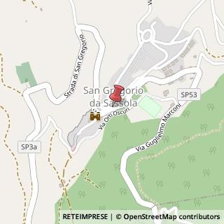 Mappa Via Guglielmo Marconi,  7, 00010 San Gregorio da Sassola, Roma (Lazio)