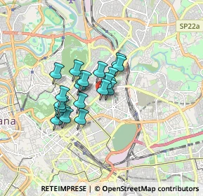 Mappa Via Giuseppe Antonio Guattani, 00161 Roma RM, Italia (1.236)