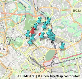 Mappa Via Giuseppe Antonio Guattani, 00161 Roma RM, Italia (1.13769)