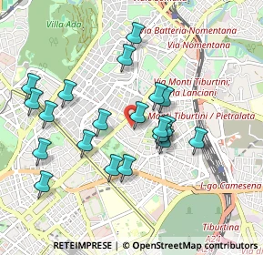 Mappa Via Giuseppe Antonio Guattani, 00161 Roma RM, Italia (0.9425)