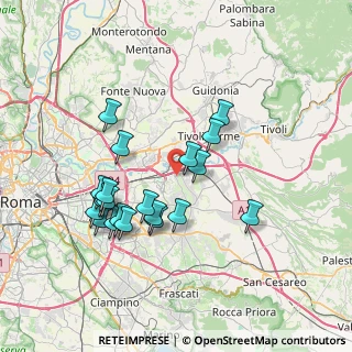 Mappa Via Rocca di Cambio, 00132 Roma RM, Italia (7.3315)
