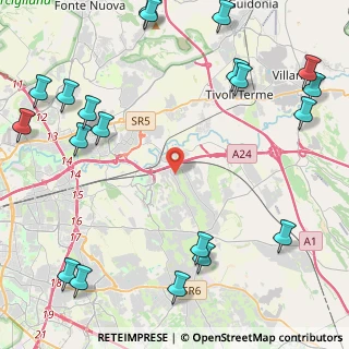 Mappa Via Rocca di Cambio, 00132 Roma RM, Italia (6.734)