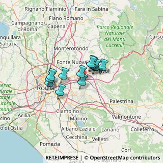 Mappa Via Rocca di Cambio, 00132 Roma RM, Italia (8.51615)