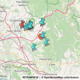 Mappa 00010 San Gregorio da Sassola RM, Italia (6.68077)