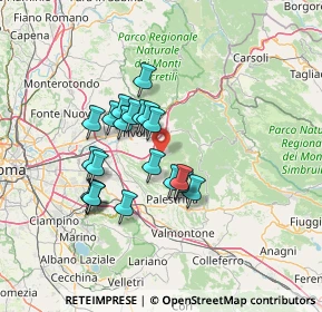 Mappa 00010 San Gregorio da Sassola RM, Italia (11.834)