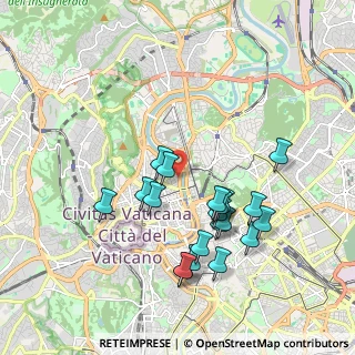 Mappa Via Giuseppe Montanelli, 00195 Roma RM, Italia (1.9695)