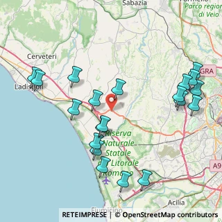 Mappa Via Bosa, 00054 Fiumicino RM, Italia (9.91)