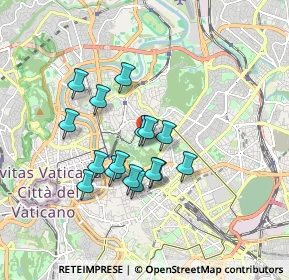 Mappa Piazzale del Giardino Zoologico, 00197 Roma RM, Italia (1.51188)