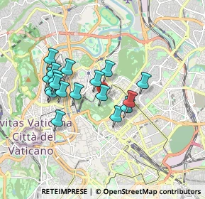 Mappa Piazzale del Giardino Zoologico, 00197 Roma RM, Italia (1.60111)